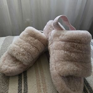 Cozy Pink Fuzzy Slippers